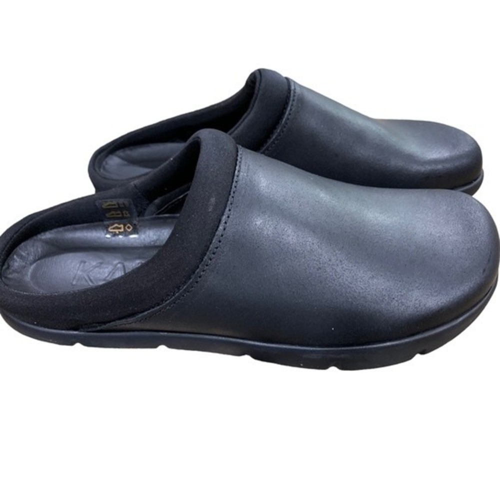 Women’s Black Slip-On Mules – Comfortable Clog Style